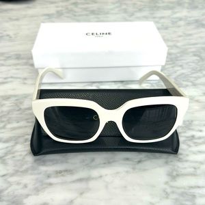 Celine authentic - square white sunglass